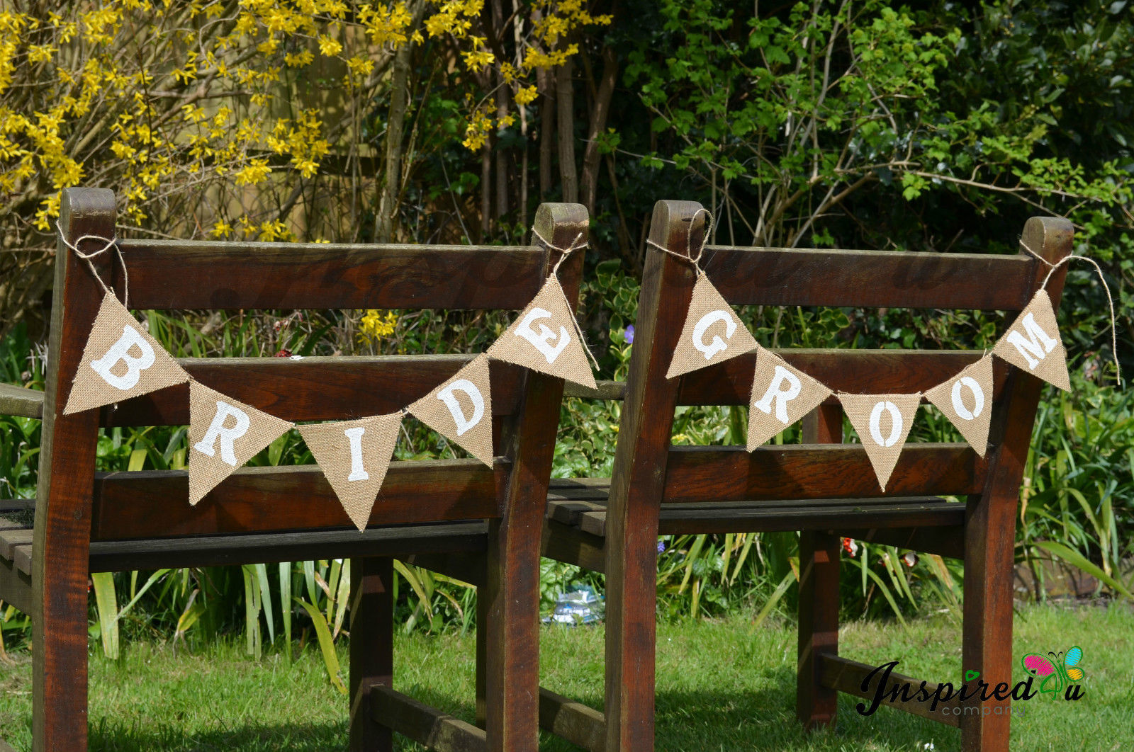 Bride and Groom Chair Bunting